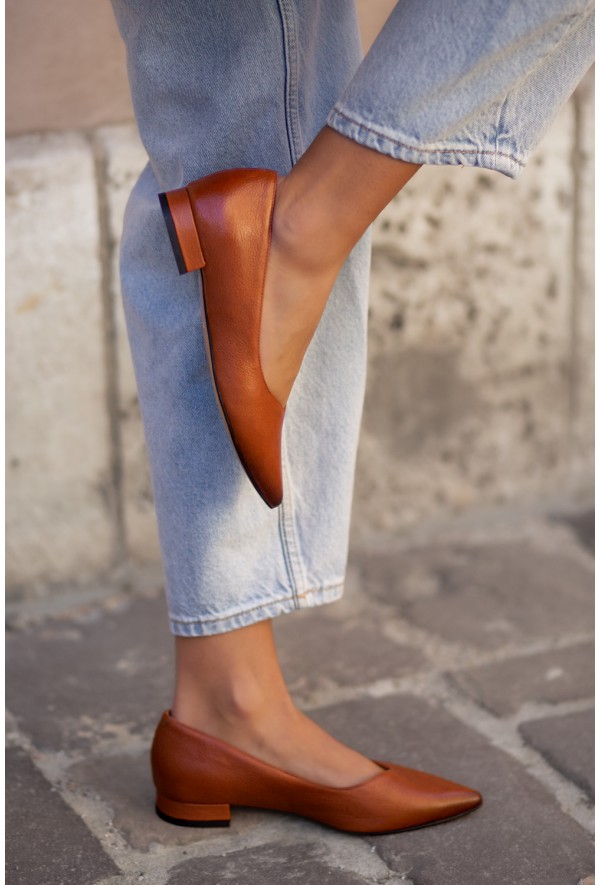 Brązowe baleriny Lisa marrone