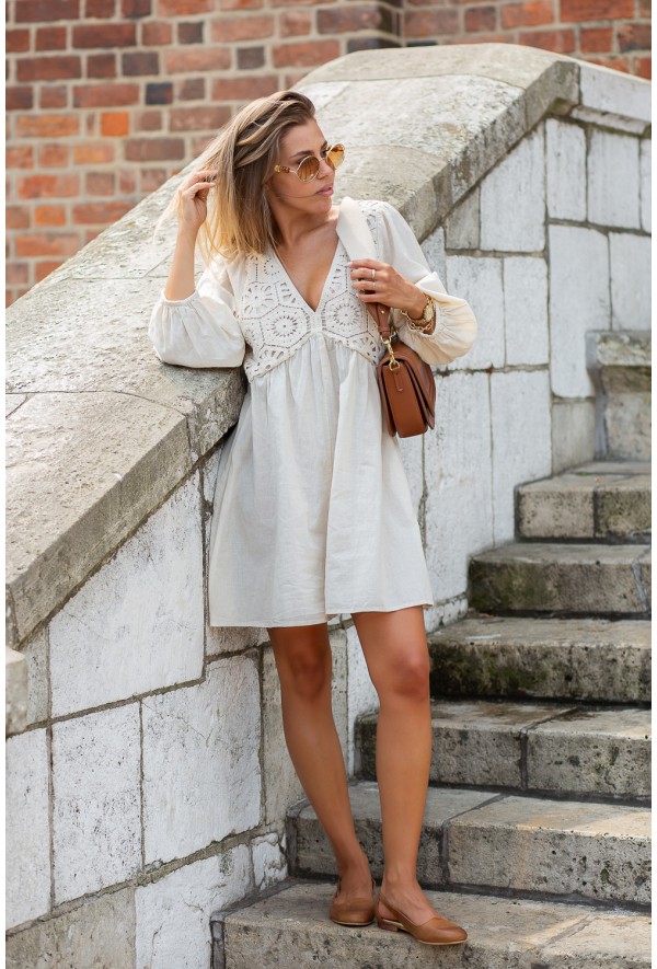 Brązowe baleriny Anita