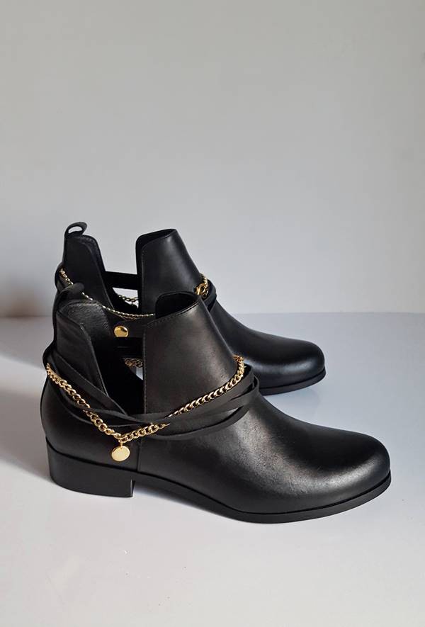 Zamszowe botki Estela jasny brąz