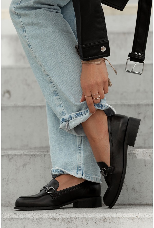 Brązowe loafersy Grind