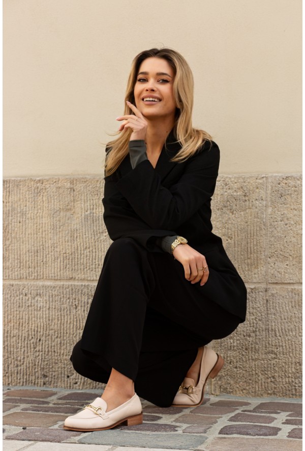 Brązowe loafersy Grind