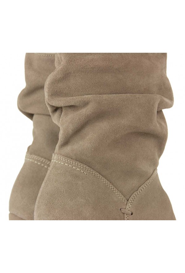 Zamszowe botki Imala cappuccino