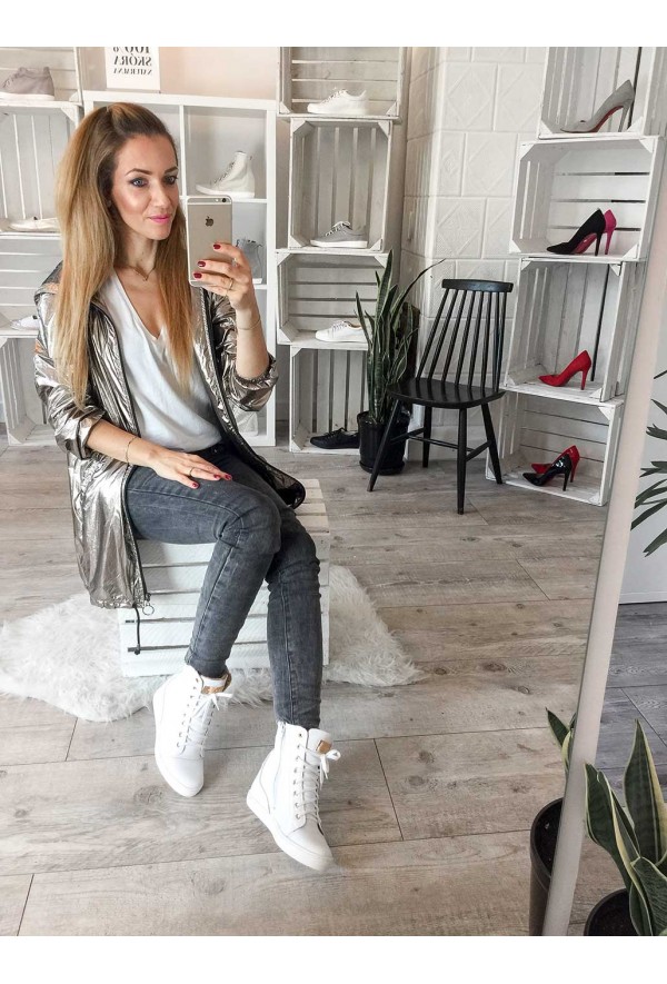 Białe sneakersy Sofia