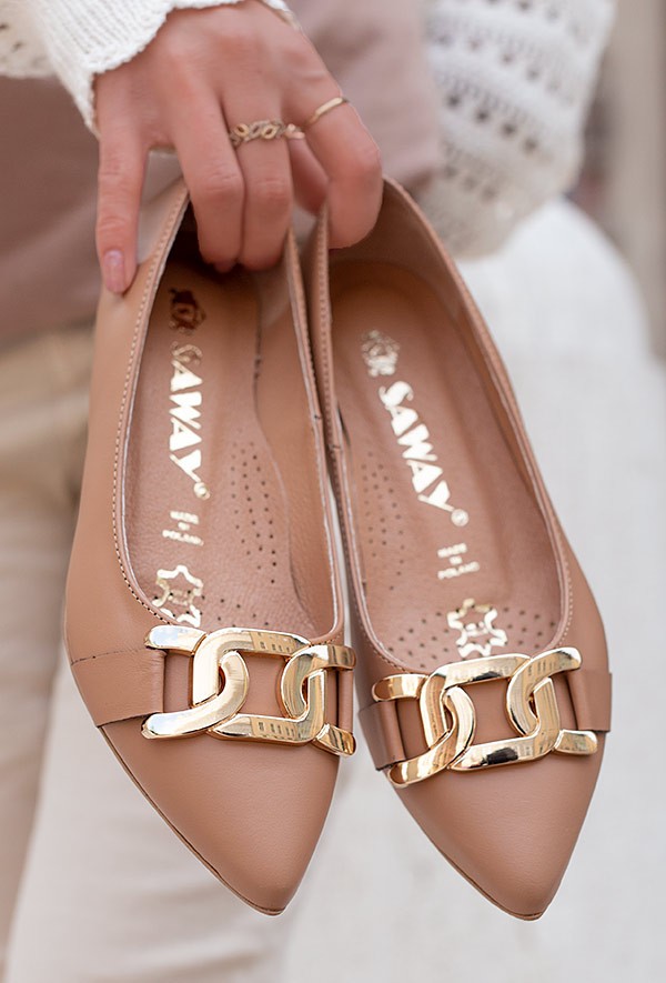 Czarne baleriny Nella