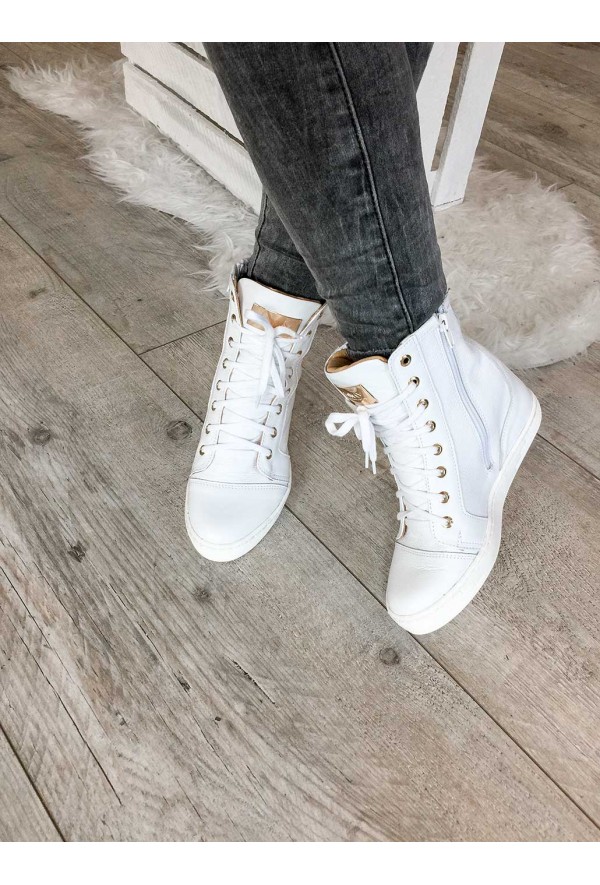 Białe sneakersy Sofia