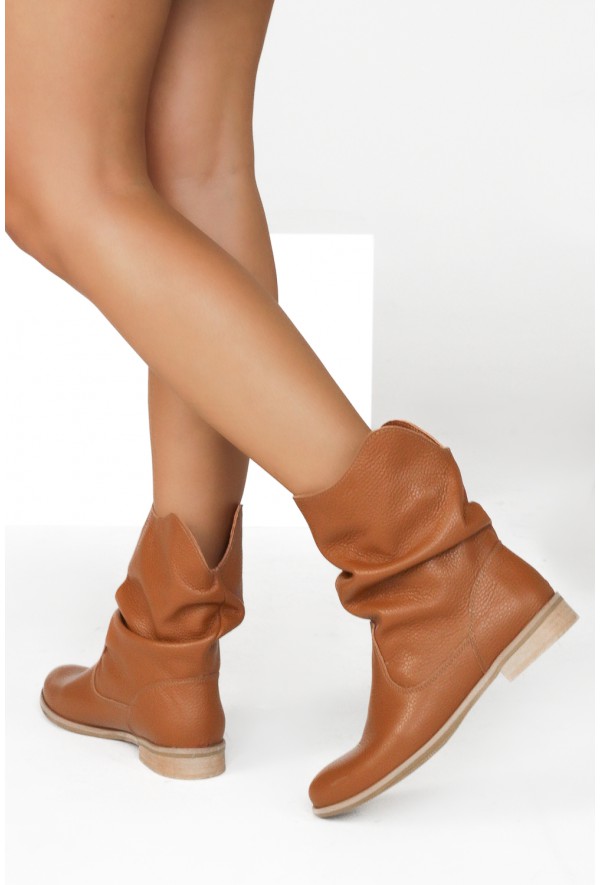 Brązowe botki Giovana