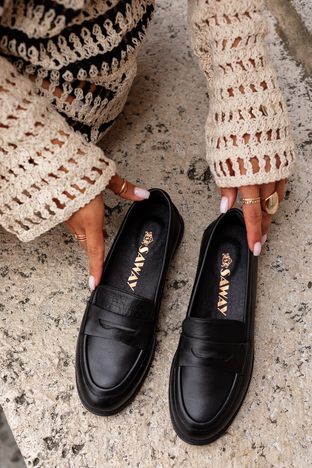 Mokasyny Daniela camel