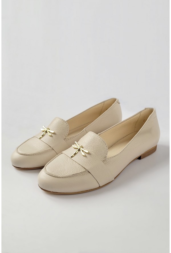 Zamszowe zielone mokasyny Shelley