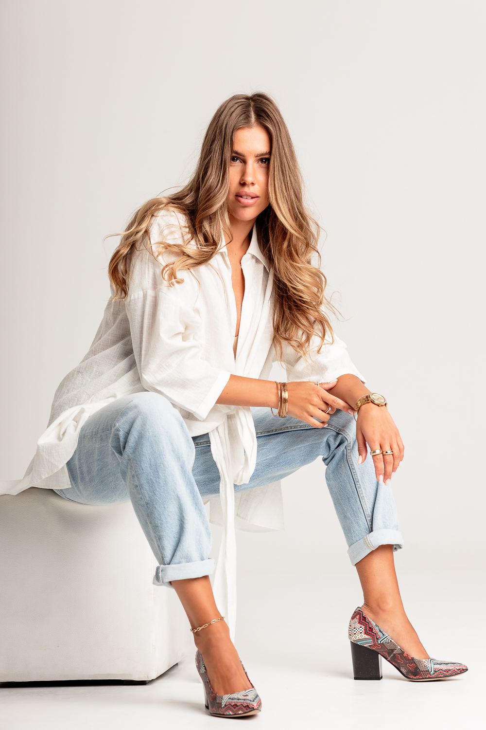 Czarne czółenka Tessa