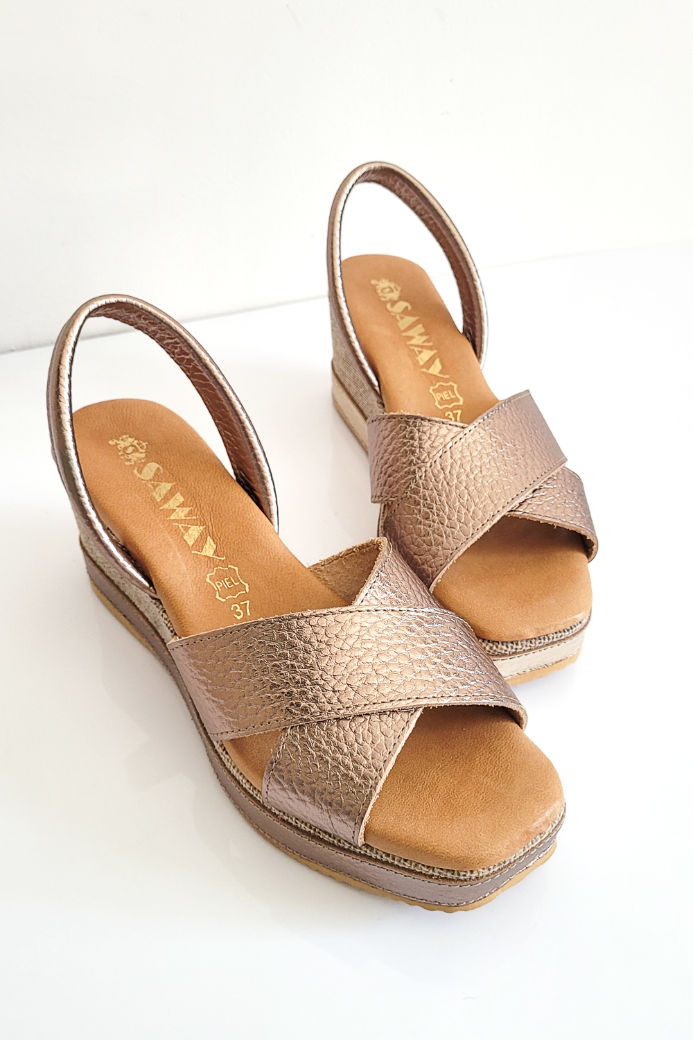 Sandały na koturnie Marbella