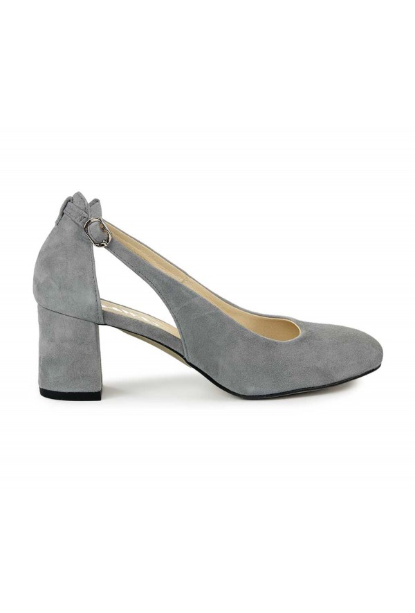 Zamszowe czółenka Lenora nude