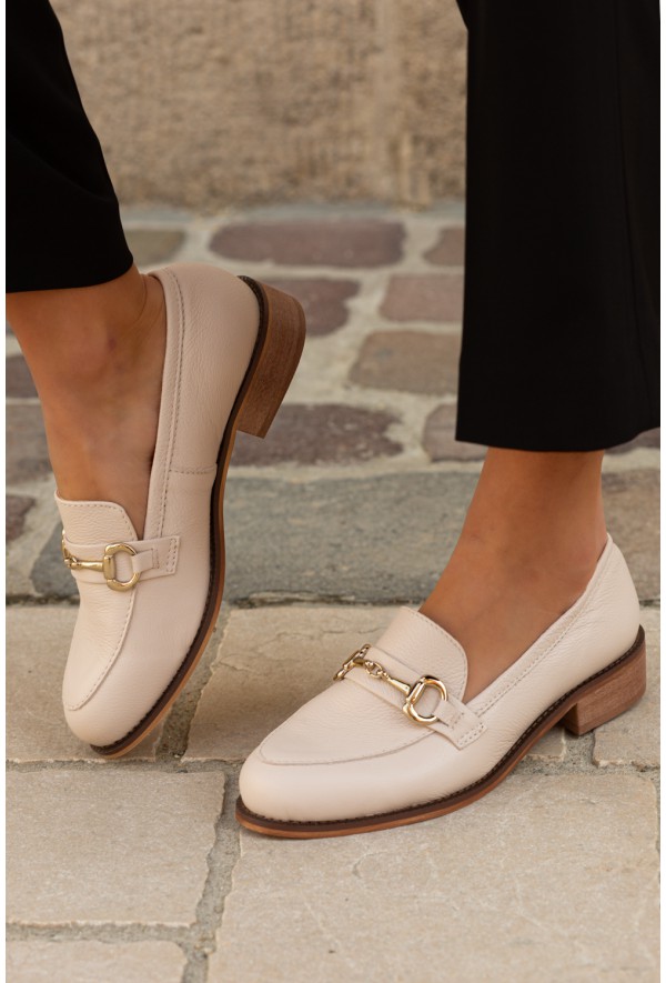 Brązowe loafersy Grind