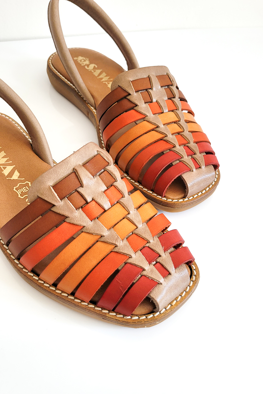 Kolorowe sandały Monako