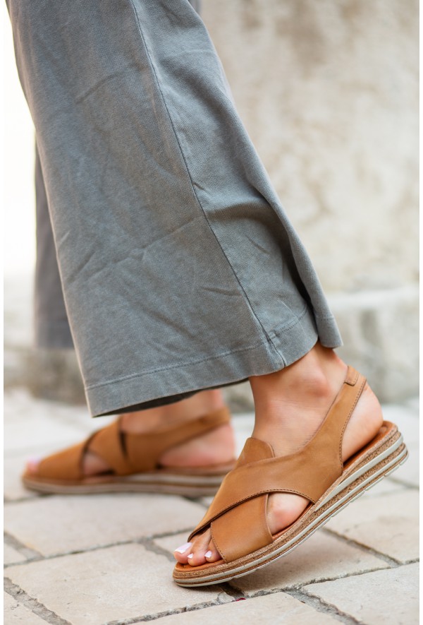 Brązowe sandały Evie