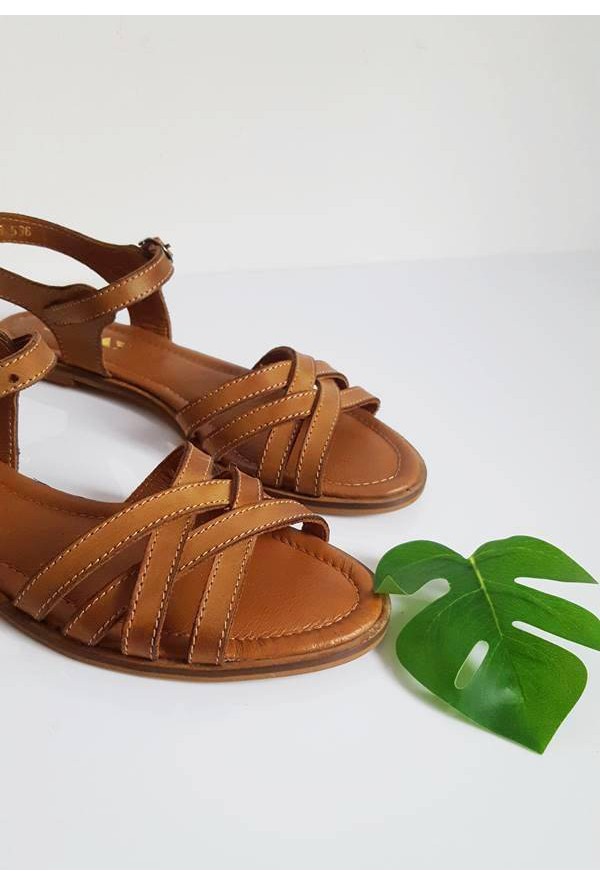Brązowe sandały Lorita