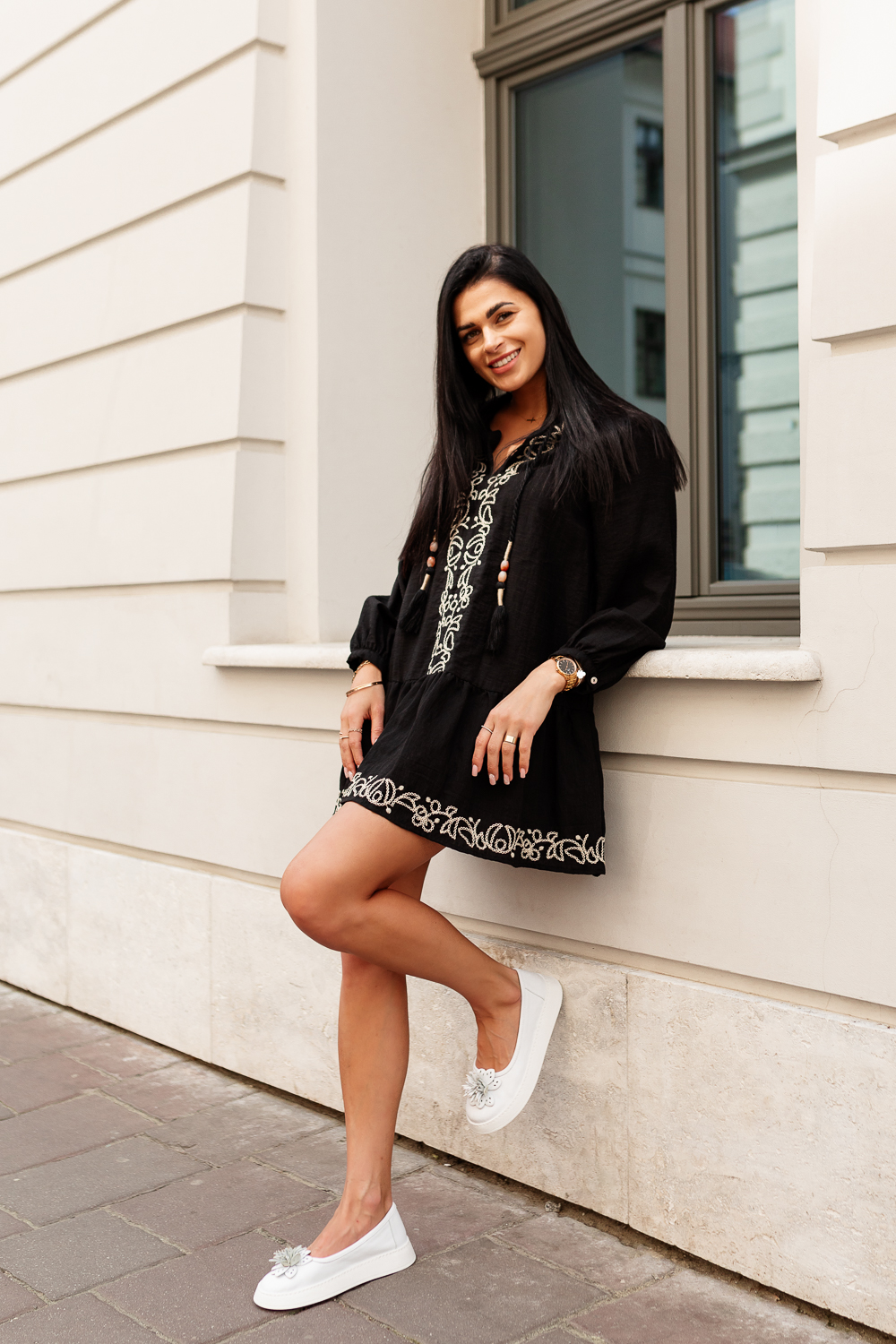 Białe baleriny Della