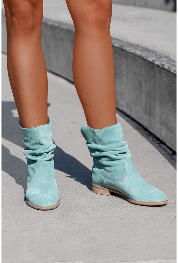 Zamszowe botki Giovana cappuccino