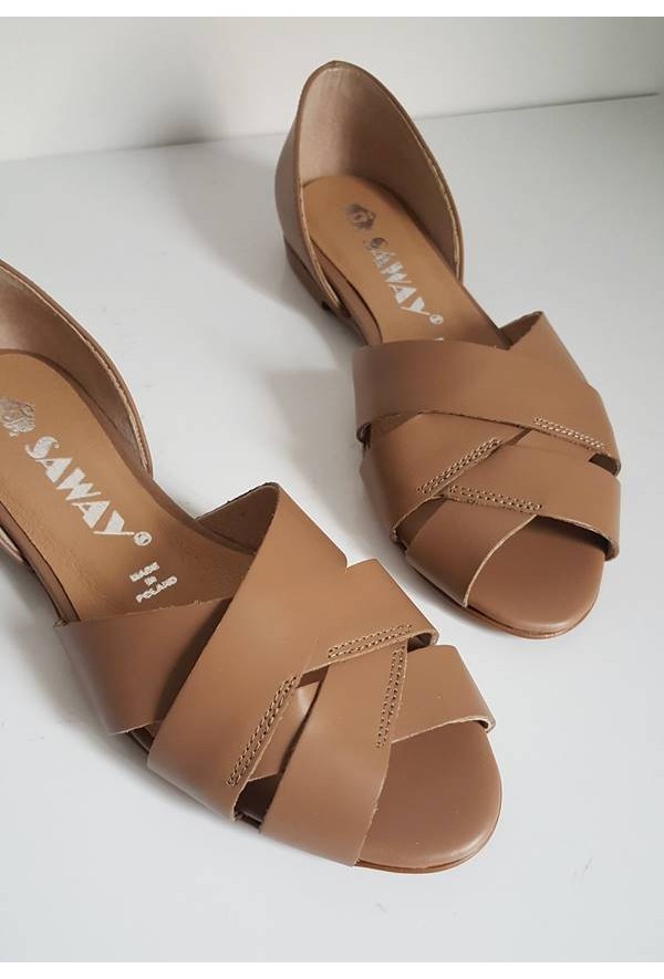 Baleriny Fabiola beż jasny