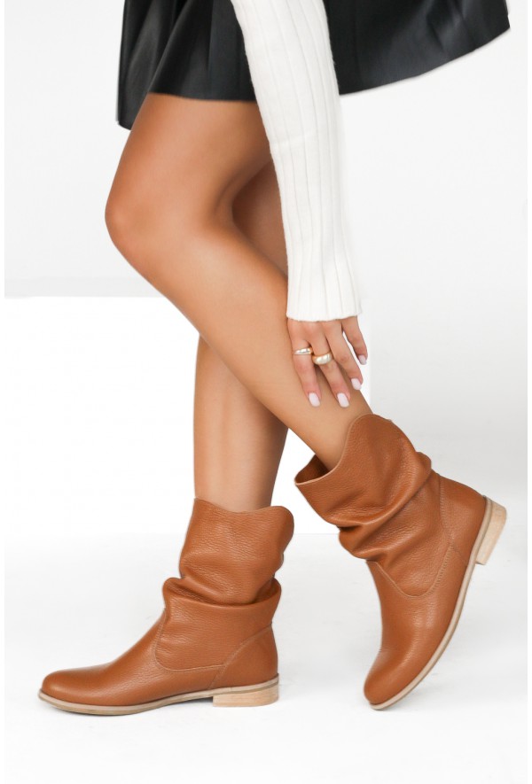 Brązowe botki Giovana