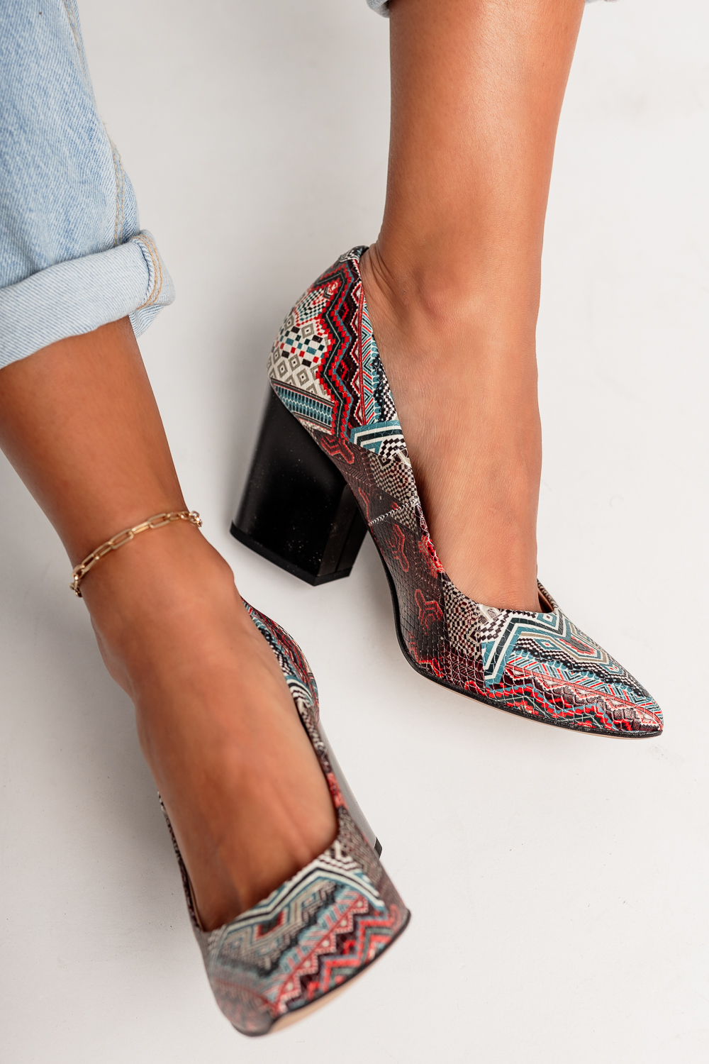 Czarne czółenka Tessa