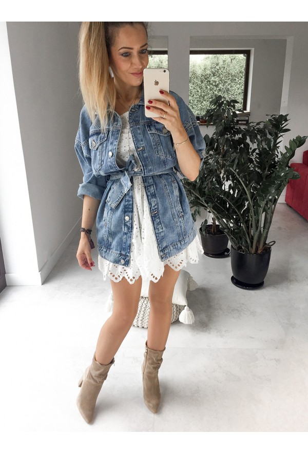 Zamszowe botki Imala cappuccino