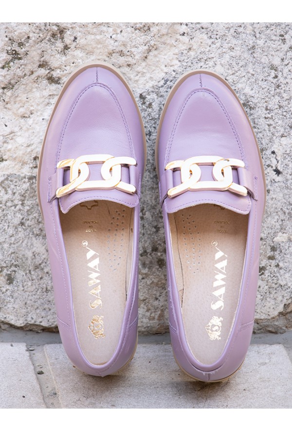 Czarne mokasyny Rina zamsz