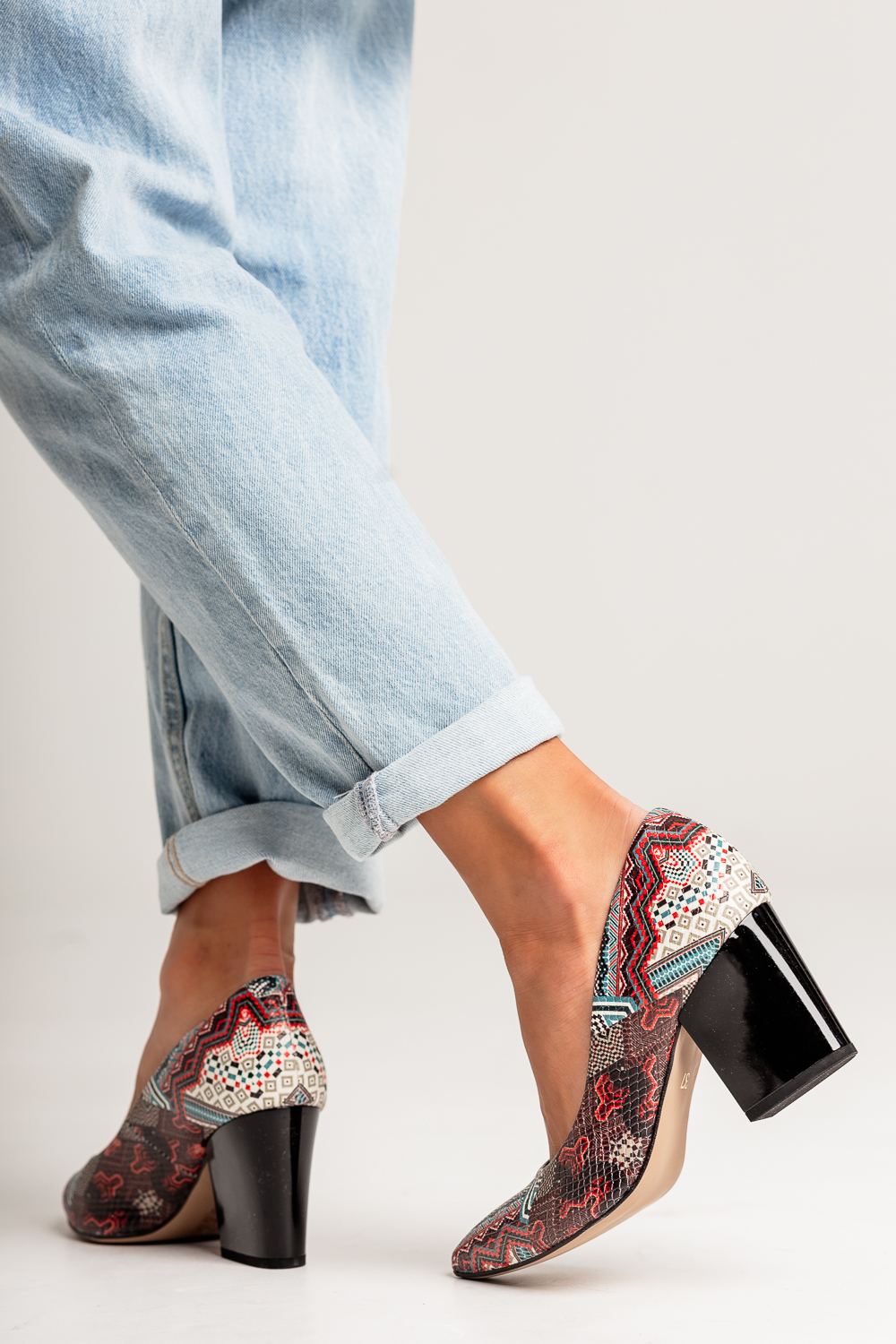 Czarne czółenka Tessa