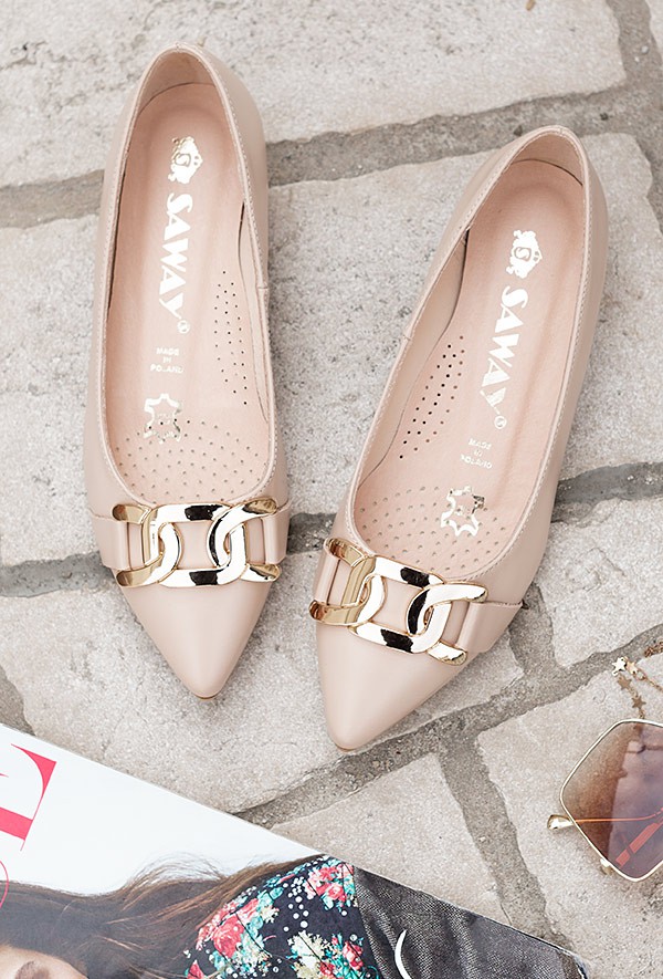 Czarne baleriny Nella