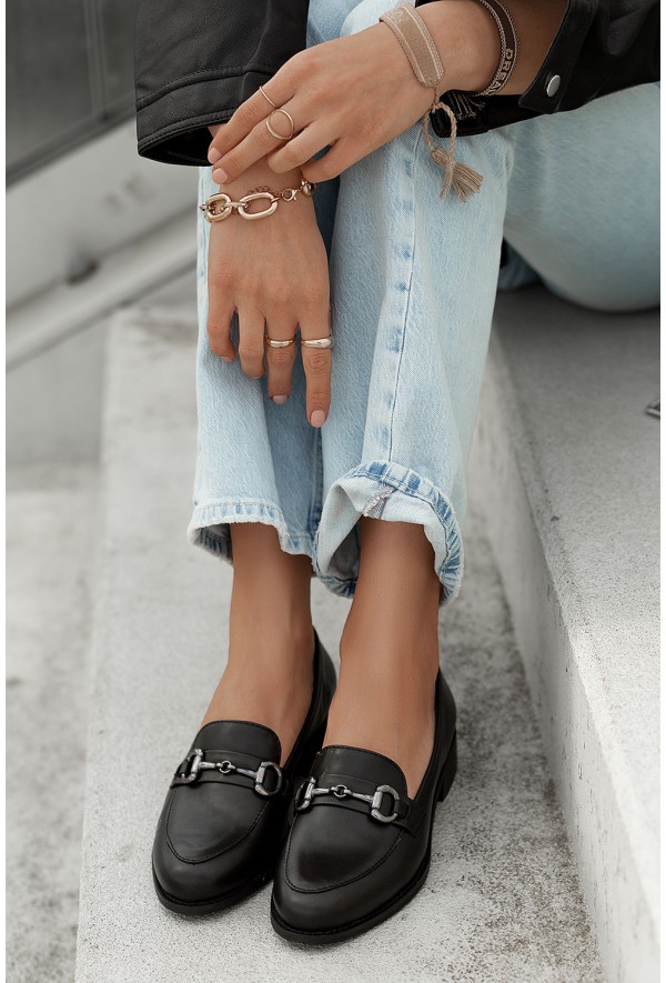 Brązowe loafersy Grind