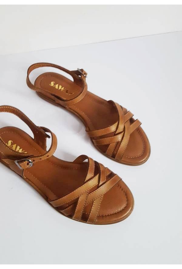 Brązowe sandały Lorita