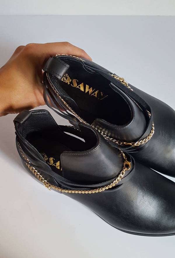 Zamszowe botki Estela jasny brąz