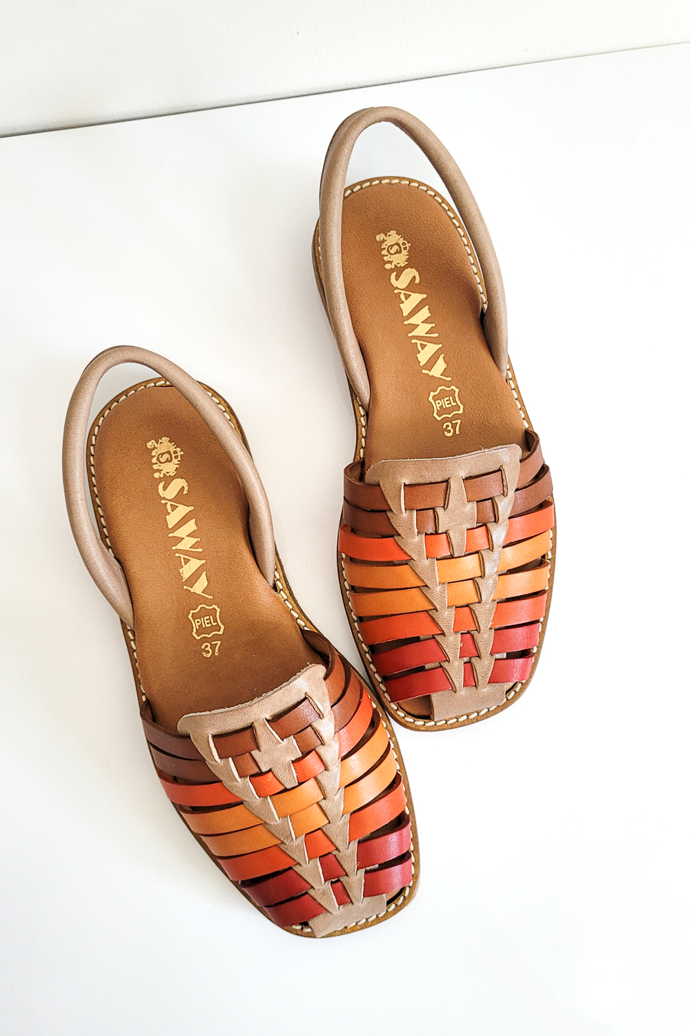 Kolorowe sandały Monako