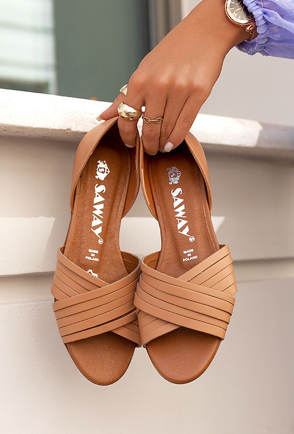 Baleriny Vaticano beż