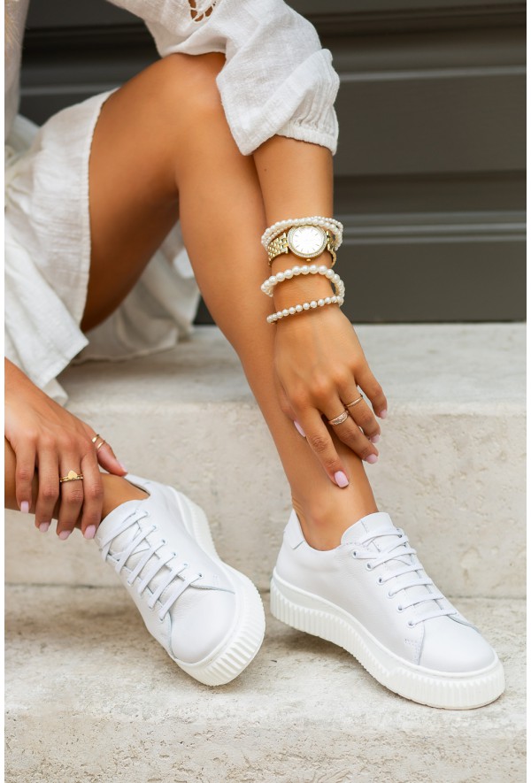 Beżowe trampki Giallo