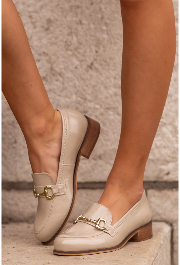 Brązowe loafersy Grind