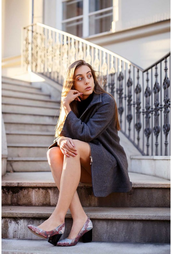 Czarne czółenka Tessa