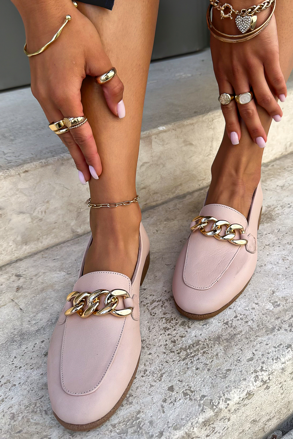 Pudrowe baleriny Rolli