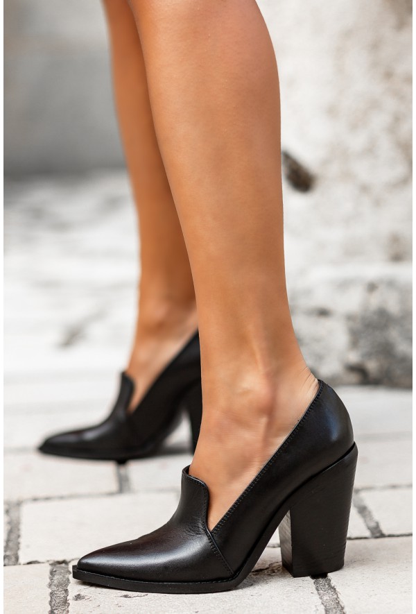 Czarne czółenka Amarila