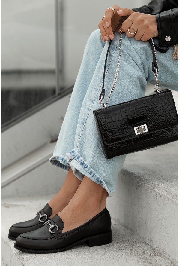 Brązowe loafersy Grind