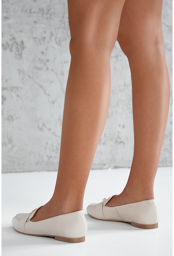 Zamszowe zielone mokasyny Shelley