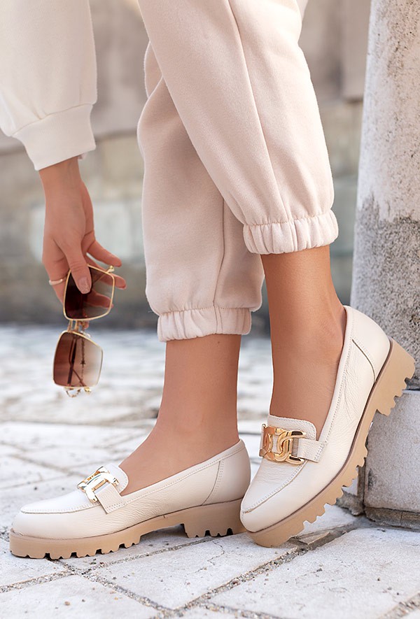 Czarne mokasyny Rina zamsz