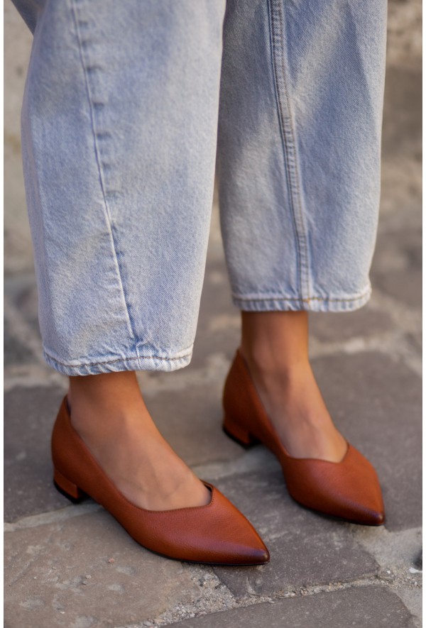 Brązowe baleriny Lisa marrone