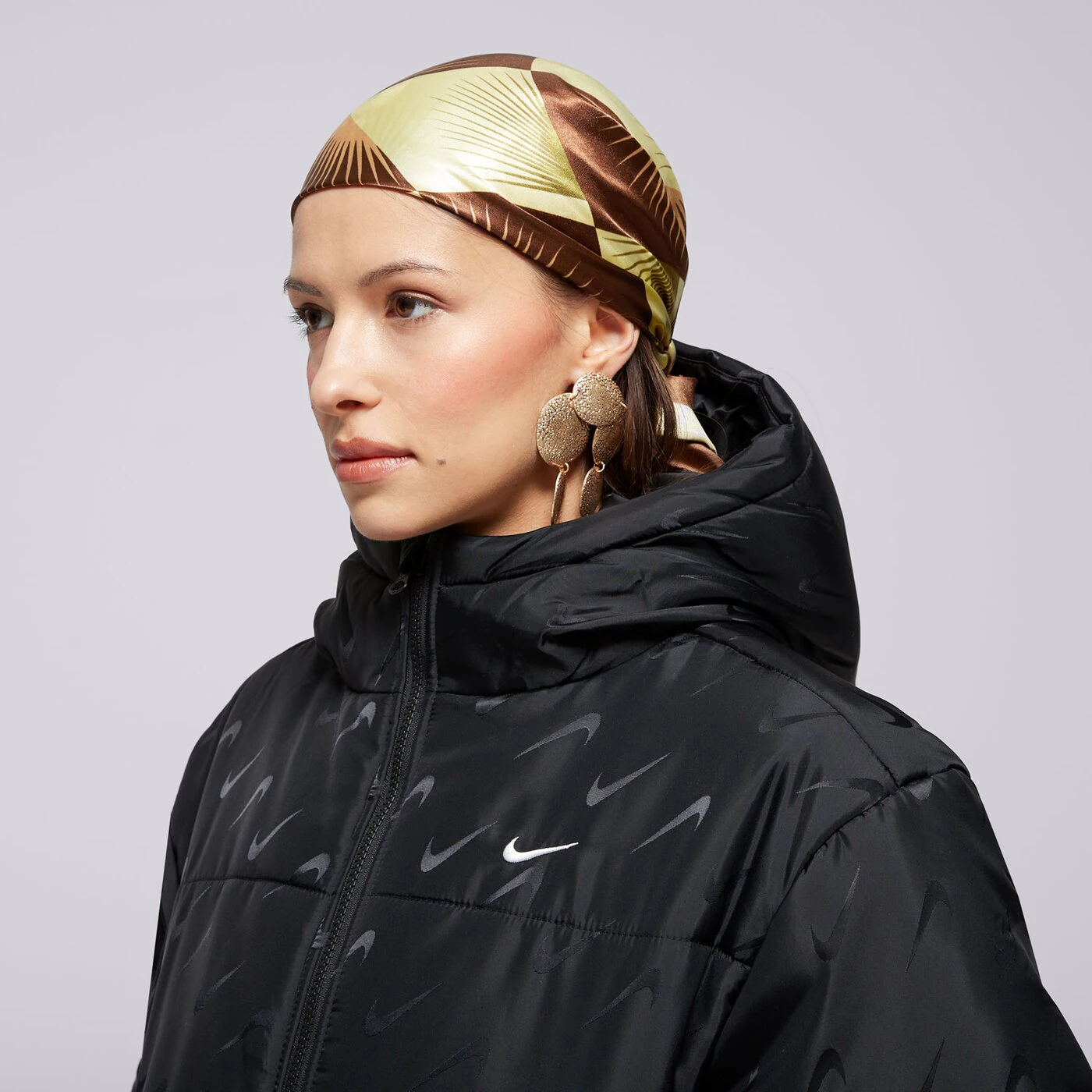 NIKE KABÁT PEHELY W NSW TF SNFL NK CLSC PFR AOP