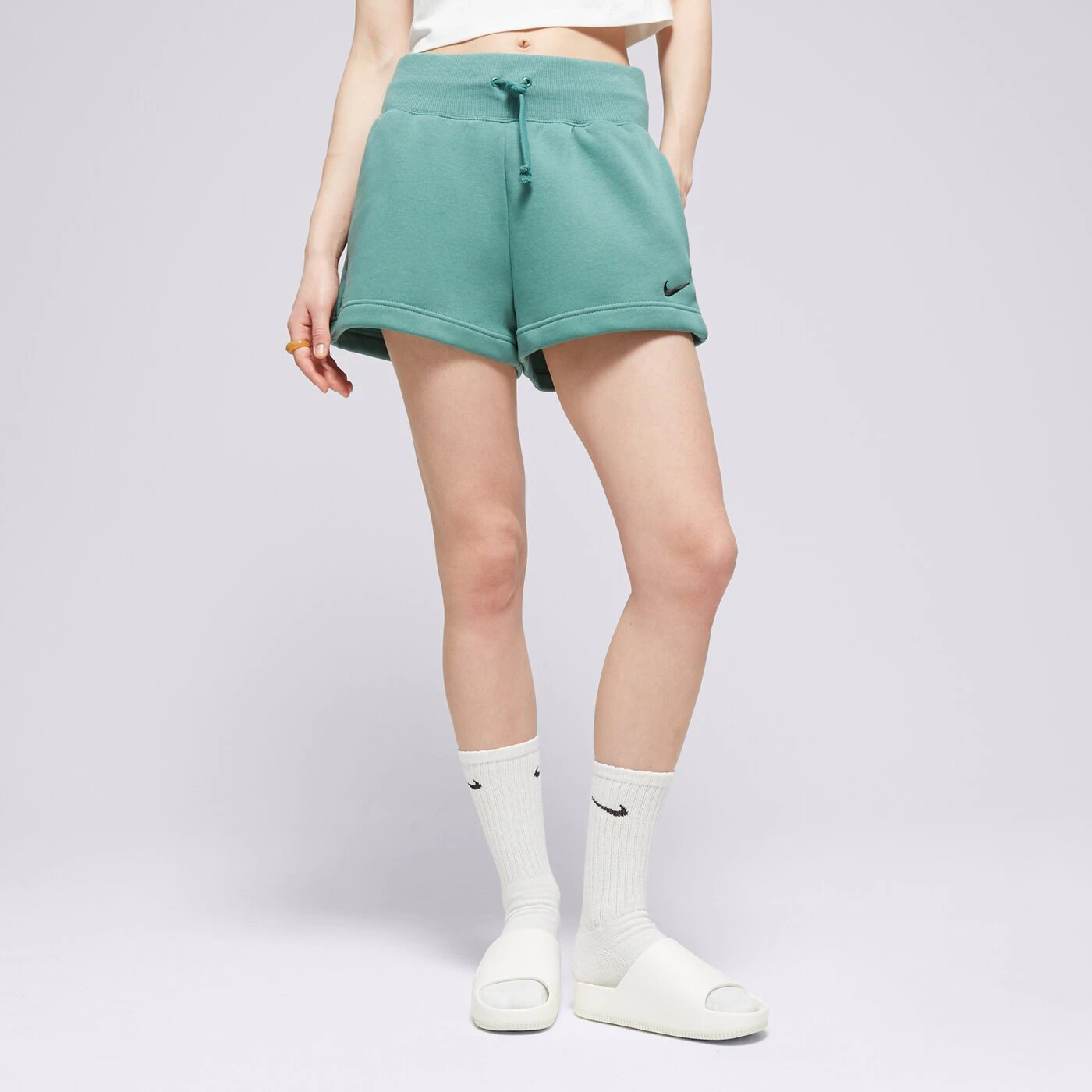NIKE RÖVIDNADRÁG W NSW PHNX FLC HR SHORT