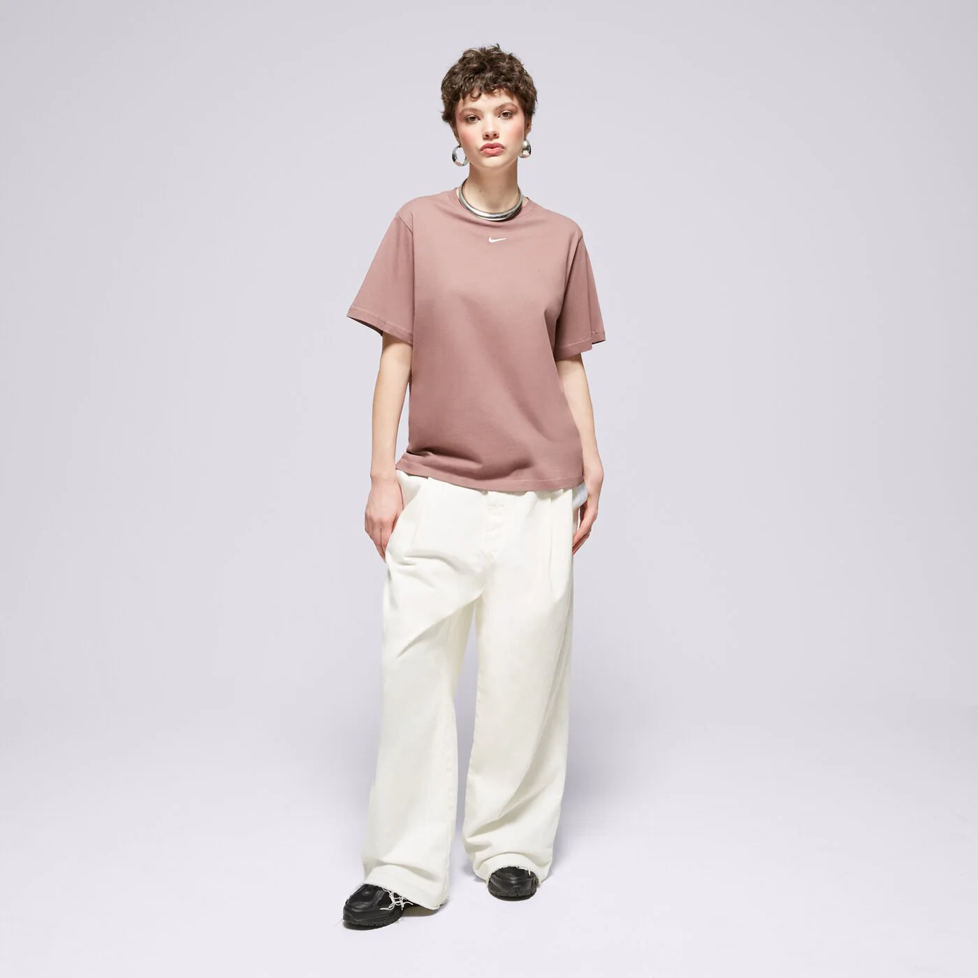 NIKE PÓLÓ W NSW TEE ESSNTL LBR