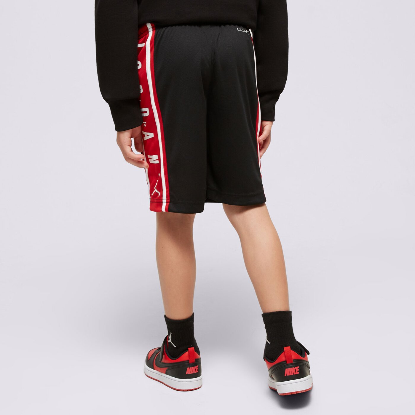 JORDAN RÖVIDNADRÁG HBR PLY SHRT BLK/RD B