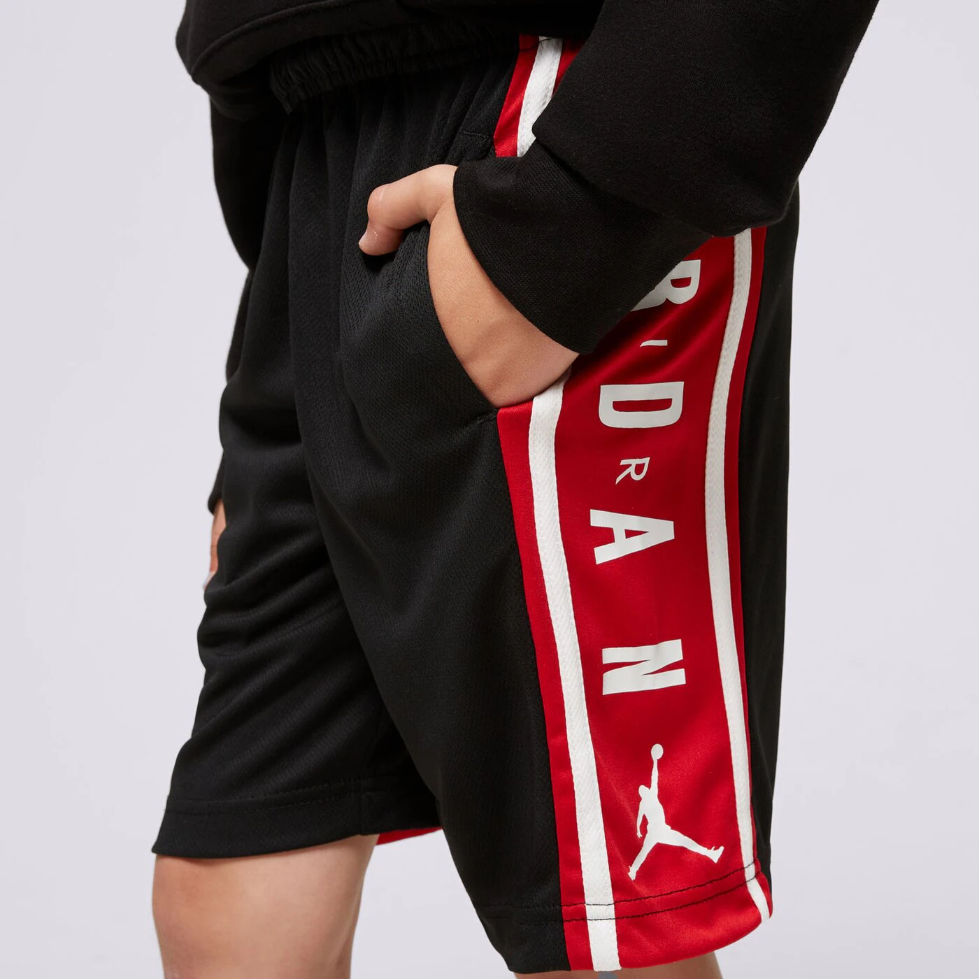 JORDAN RÖVIDNADRÁG HBR PLY SHRT BLK/RD B