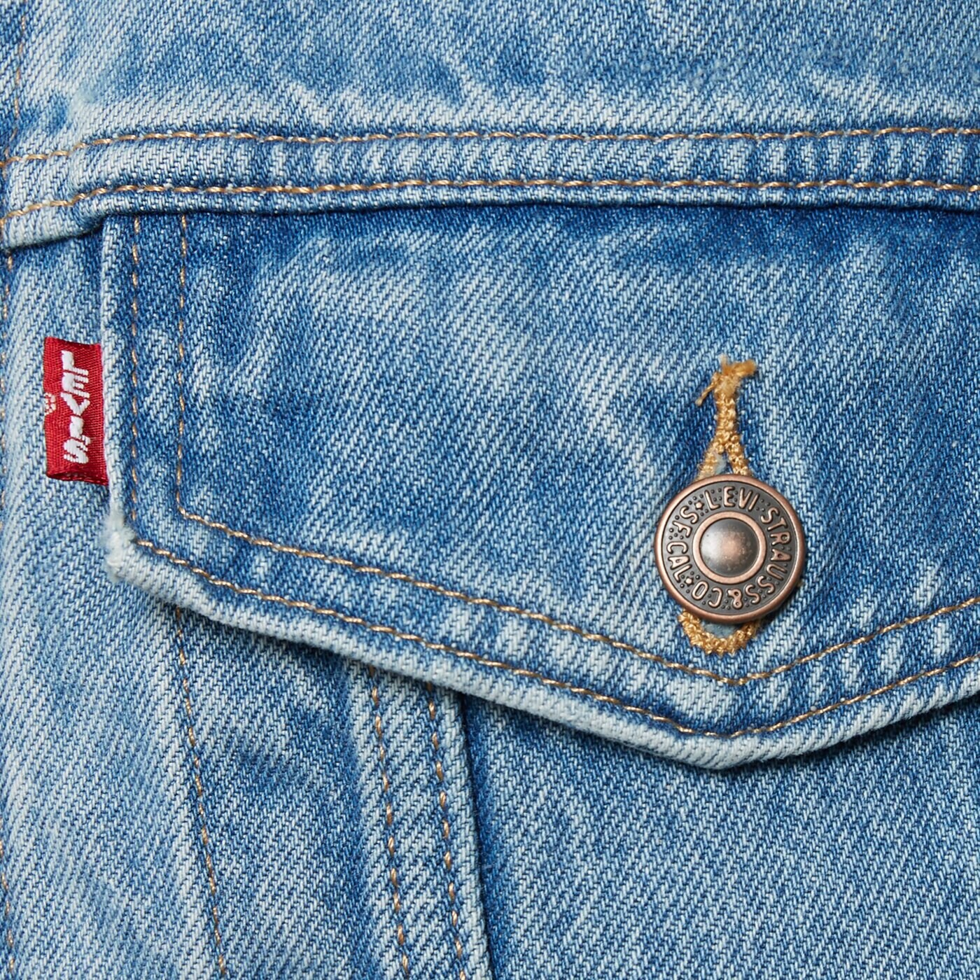 LEVI'S KABÁT 90S WESTERN PIECED TRCKR WORN IN