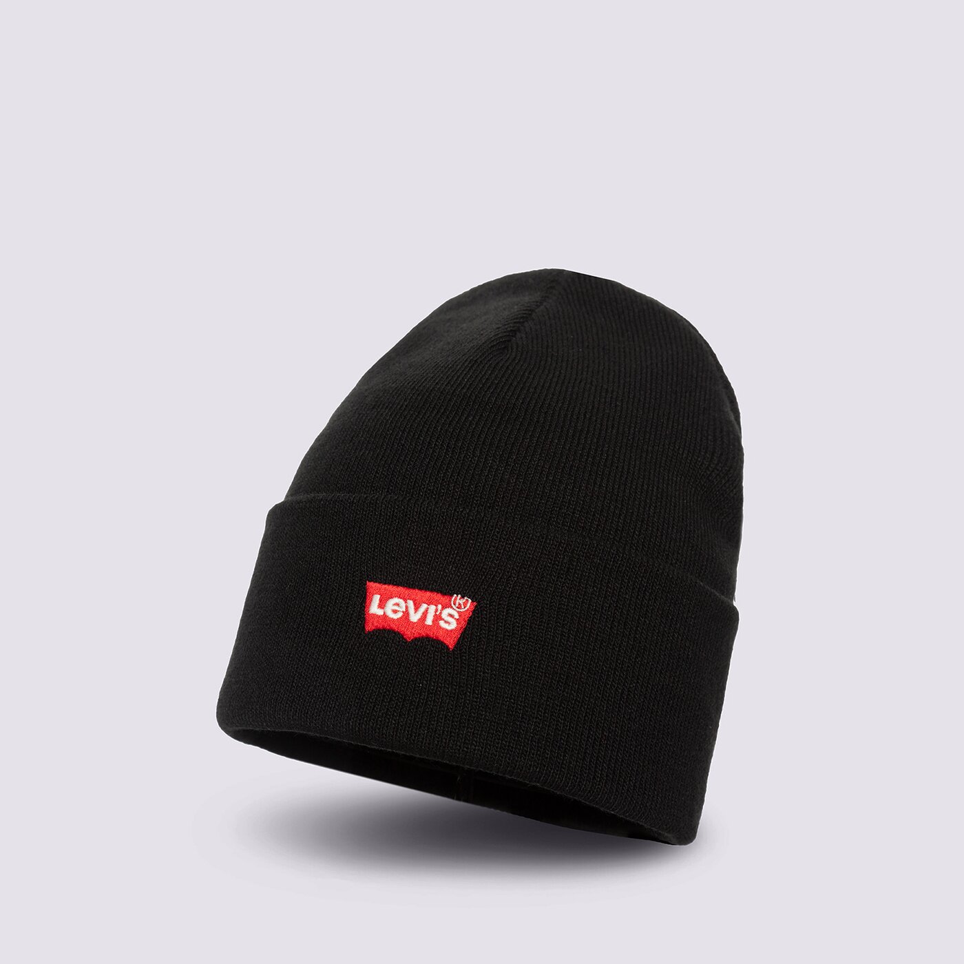 LEVI'S SAPKA RED BATWING EMBROIDERED BEANIE