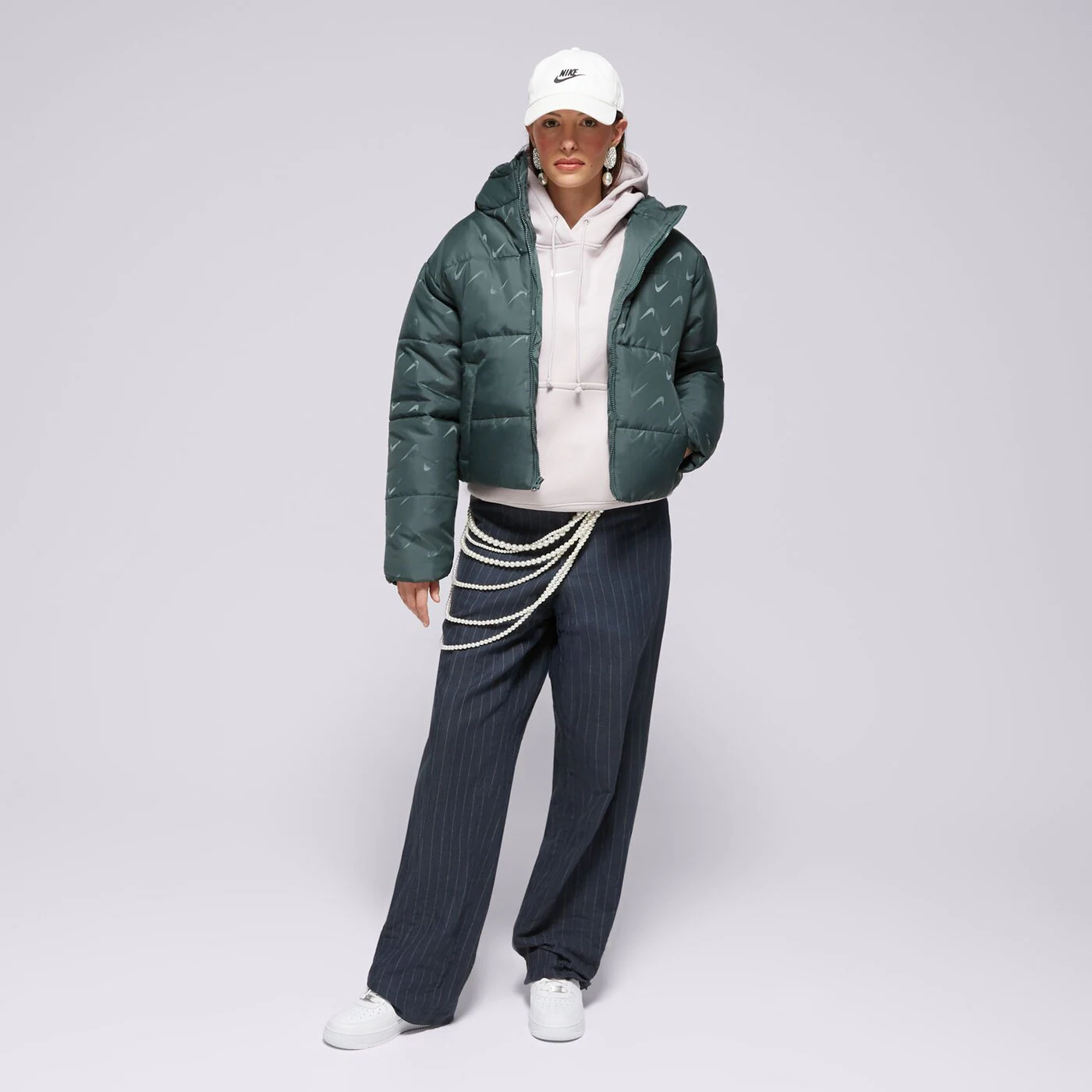 NIKE KABÁT PEHELY W NSW TF SNFL NK CLSC PFR AOP